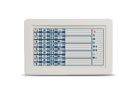 INIM FIRE FPMEXT-L Front module equipped with 40 three-color LEDs that replicate the signals of up to 5 IFMEXT cards