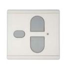 SOMMER 4763V000 Wall-mounted radio button panel - on wall (3 controls) - b