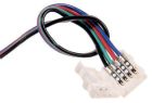 LEDCO CAB810 CONNETTORE SINGOLO STRIP RGB 10 MM. C/CAVO 15 CM.
