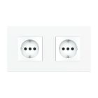 EKINEX EK-D2E-GAA Placca Deep (FF e 71 e 20Venti ) rettangolare- Plastica - bianco