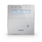 SATEL INT-KWRL2-SSW Tastiera LCD wireless con lettore di prossimità e sportello (ABAX 2, retroilluminazione bianca, frontale silver, frame argento, fondo bianco)