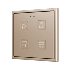 ZENNIO ZVIT70X4 Tecla 70 X4. PC-ABS Capacitive push button 70x70 -