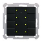 MDT RF-TA55A806.01 KNX 8f RF button. +act. , black op.