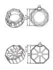 CAME 001YK5105 OCTAGONAL 70x1.2mm