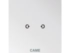 CAME 67600570 OH/2ITC WH MOD.2 ING.SU WHITE PLATE