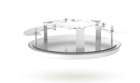 UNIVIEW UNV-TR-FM152-IN Staffa per montaggio a soffitto per la serie IPC32XX