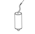 RIB CEL1380 COND.12.5MF 450V C/CABLE L=250