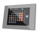 ZENNIO ZVI-Z41LIT-SP Touch Z41 Lite, PVC cornice argento