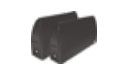 CAME 001TMF6WN CONFEZIONE DI TAPPI NERI E MECCANISMI 6M