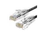 WP RACK WPC-PAT-6AU020BL-S SLIM PATCH CABLE CAT.6A U-UTP, 2.0m BLACK