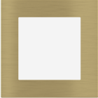 EKINEX EK-DQG-GBB Placca Deep (FF e 71 e 20Venti ) quadrata - METALLO (ALLUMINIO) ottone