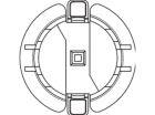 CAME 001YM0157 Type-C quick plug mount
