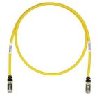PANDUIT STP6X5MYL Patch Cord in Rame- Cat 6A- Yellow S/FTP Cable- 5 meters