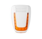 VENITEM 23.24.15 MOSE L LUX matt white/orange EN50131-4 siren with spotlights