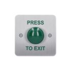 CDVI RTEDSS GREEN MUSHROOM BUTTON IN STEEL
