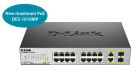 D-LINK DES-1018MP SWITCH DESKTOP 16 PORTE (8 POE)