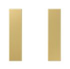JUNG ME2501TSAC Copritasti per sens. 1 canale F50- mod. LS990- ottone classico