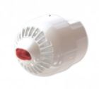 ARITECH INCENDIO ASW367W Sirena piezo-elettronica multitono da esterno con base alta per passaggio cavi per installazione a soffitto completa di lampeggiante