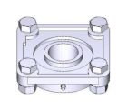 CAME-RICAMBI 119RIG117 FLANGIA SUPPORTO ALBERO SBARRA - G12000