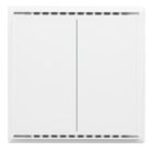 ELSNER 70871 Cala KNX M2-T CH- pure white RAL 9010 2-gang Push 