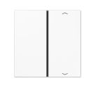 JUNG LS401TSAPWW Key cover for 1-channel sensor module. symbol mod. LS990- alpine white