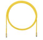 PANDUIT UTP6A1MYL Copper Patch Cord- Cat 6A- Yellow UTP Cable- 1 meter