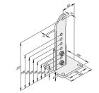 SOMMER S10751-00001 Staffa per montante 60/210