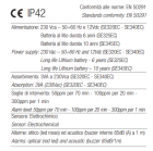 TECNOCONTROL SE345EC Rivelatore gas domestico per CO-sensore elettrochimico - batteria-IMQ - Vita 10 anni