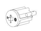 NICE 575.13060 Calotta con perno retrattile per rulli Acmeda S60|80