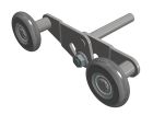 SOMMER 250167 Residential duplex rollers 46/11/83.5 mm