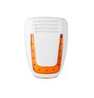 VENITEM 23.21.46 Sirena MOSE LS bianco opaco/arancio EN50131-4 con sistema antischiuma antishock a doppio micro contro gli urti violenti