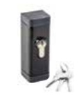 GIBIDI AU01940/07 DCS100 Selettore a chiave da parete e per colonnine serie DCA + 3 chiavi