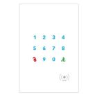 BLUMOTIX BX-F-R12VWHRFC DOORY Vertical numeric keyboard cover with RFID r