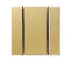 JUNG ME2071NABSC Sensore a tasti 1 canale Standard per accoppiatore bus KNX 2070U radiotrasmettitore a parete 40FW- ottone classico