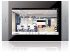 KNX-DSK19-B DIVUS KNX TOP 19 NERO - touch capacitivo in vetro