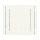 EKINEX EK-T2R-FBM- kit of 1 vertical rectangular Linea 71 button (30X60)