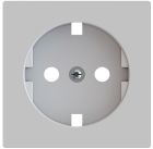 ZENNIO 830000406 Cover per schuko ZS55,argento
