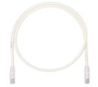 PANDUIT UTP6A1M Copper Patch Cord- Cat 6A- Off White UTP Cable- 1