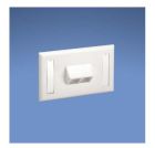 PANDUIT NK2HSFAWY NK 2-port- single gang- sloped horizontal faceplat