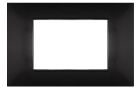 MAPAM 6003-02 Placca Tecnopolimero Gem 6003-02 3P Nero