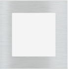 EKINEX EK-DQG-GBQ Placca Deep (FF e 71 e 20Venti ) quadrata - METALLO (ALLUMINIO) alluminio