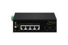 SKILLEYE SNE-SM040002P2IV01 Industrial Switch, 4x 10/100/1000Base-T POE/POE+,