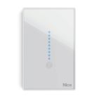 NICE AIR 1RW Trasmettitore radio touchless da parete per il controllo automazione ,tende, tapparelle