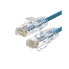 WP RACK WPC-PAT-6AU005LB-S SLIM PATCH CABLE CAT.6A U-UTP, 0.50m BLUE