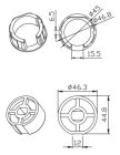 CAME 001YK4106 ROUND 50x1.5mm