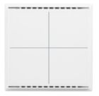 ELSNER 70881 Cala KNX M4-T CH- pure white RAL 9010 4-gang Push 