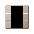 JUNG A503TSACH Copritasti per sens. 3 canali F50- mod. A500- champagne