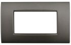 MAPAM CBM7004-5 Placca Metallo Vip CBM7004-5 4P Antracite