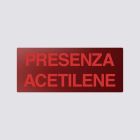 INIM FIRE FOP34 “ACETYLENE PRESENCE” pictogram for plate ISS02X-ESS02X 