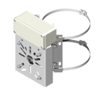 UNISTAB CB3512Z supporto telecamera ZINCATO con box p/palo d. 80÷